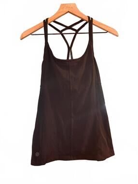 Athleta strappy tank with built in sports bra - medium